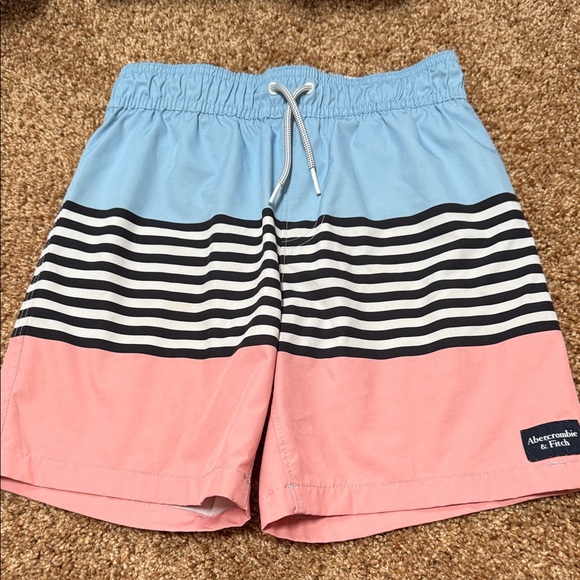 Abercrombie & Fitch  Blue and Pink swim Shorts - Picture 1 of 1